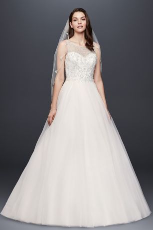 Embellished Organza Wedding Dress